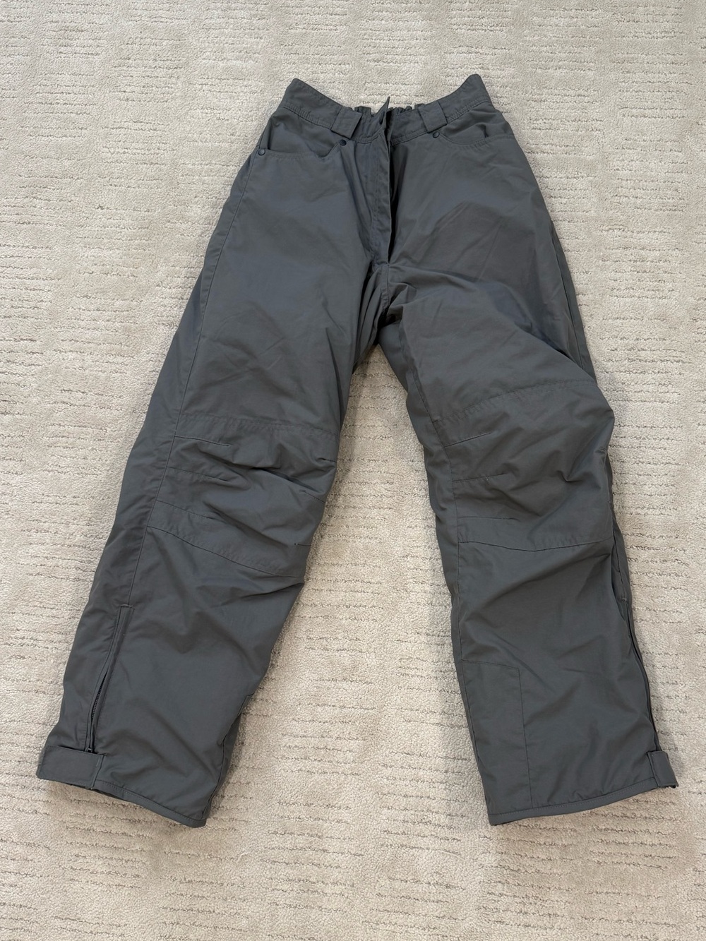 L.L. Bean Youth Dark Gray Cargo Snow Pants